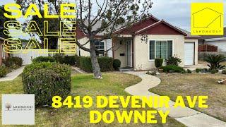 Downey California Home For Sale: 8419 Devenir Ave. Downey, CA 90242