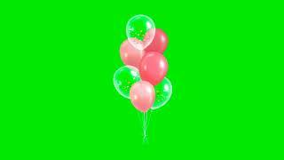 pink balloon green screen,balloon green screen 4k video