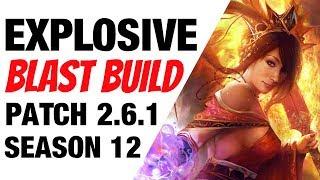 Patch 2.6.1 Wizard Explosive Blast Build Season 12 Diablo 3