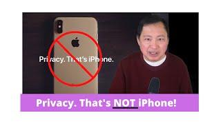 Privacy. That's NOT iPhone!