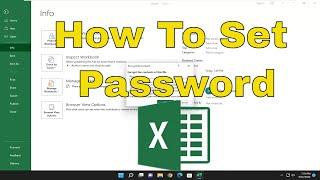 How to Set Password Protection For Excel Workbook [Tutorial]
