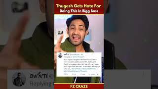 @Thugesh Gets Hate #viral #trending #elvishyadav #shorts #biggboss