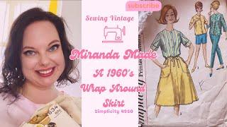 Vintage Sewing: Simplicity 4950 A 1960s Skirt