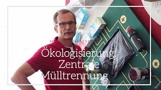 Ökologisierung in der msg-Geschäftsstelle Passau: Zentrale Mülltrennung