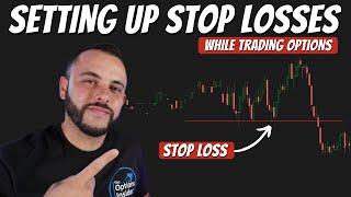 How I Setup My Stop Losses For Options Trading | Real Trade Example!