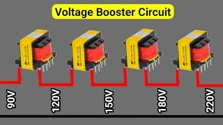 Make Easy Voltage Booster for Low Voltage