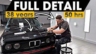 BMW E30 M3 Transformation || First Highend Detailing || Scratch Delete || Ceramiccoating || ASMR