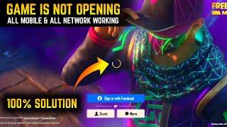 GAME IS NOT OPENING | ALL MOBILE & ALL SIM SOLUTION  GARENA FREE FIRE