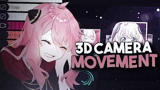 Tutorial Smooth 3d Camera Movement Full Edit | Alight Motion