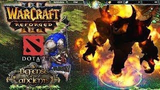 Warcraft 3 Reforged: DotA Allstars Map FIRST LOOK! Dota 2 Imported to WC III Reforged Beta