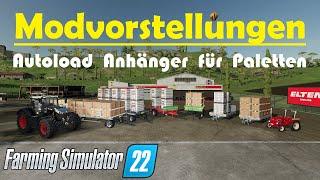 LS22 Modvorstellung - Autoload Anhänger für Paletten "für PC" / Farming Simulator 22