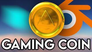 Making A GAMING COIN in BLENDER