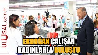 Cumhuriyet tarihinin rekoru | Cumhurbaşkanı Erdoğan'dan kadın istihdamı açıklaması