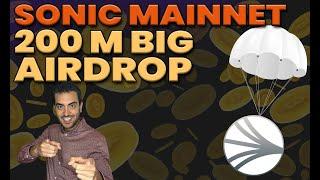 200 Million S in Airdrop  Sonic Mainnet - Complete Guide #crypro #airdrop