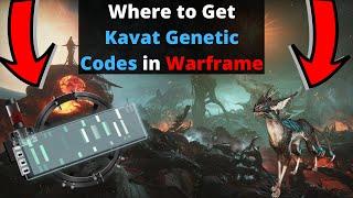 Where to get Kavat Genetic Codes in Warframe