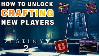 How to Unlock Weapon Crafting For New and Returning Players | Reshape Weapons ► Destiny 2