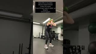 Exercise Library - Front Squat and Single Arm Squat