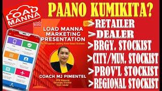 Paano KUMIKITA ang LOADMANNA Retailer, Dealer, Stockist (Brgy, Municipal, Provincial and Regional)