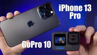iPhone 13 Pro vs GoPro Hero 10 - Video and Stabilization Test