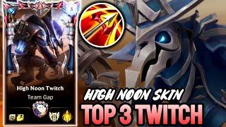 WILD RIFT HIGH NOON TWITCH - TOP 3 TWITCH GAMEPLAY - GRANDMASTER RANKED