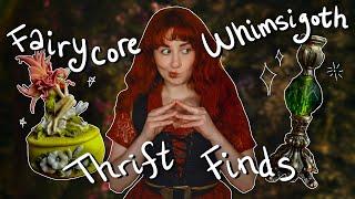  DREAMY Whimsigoth Fairycore Thrift Haul - Clothes, Decor, & Craft Supplies #fairycore #thrifthaul