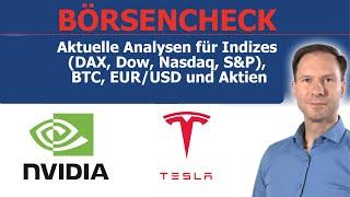 Jahresstart in Bitcoin, DAX, Nasdaq & Co. Blick auf die Aktien der Woche (Tesla, NVIDIA, Verizon)