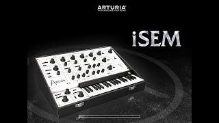 Arturia iSEM Quick Play Demo for the iPad