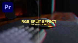 RGB SPLIT EFFECT in Premiere Pro WITHOUT PLUGINS