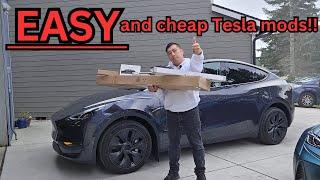 The best Tesla Model Y mods you can start out with! Easy and cheap to do! DIY friendly!