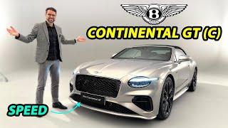 all-new Bentley Continental GT Speed Premiere REVIEW GTC with Porsche V8!