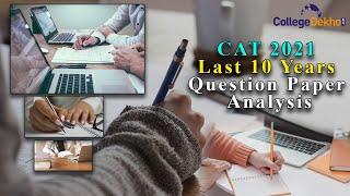 CAT 2021  Last 10 Years Question Paper Analysis