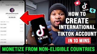 How To Create an International TikTok Account In Nigeria/Africa 2024 (Make Money on TikTok 2024)