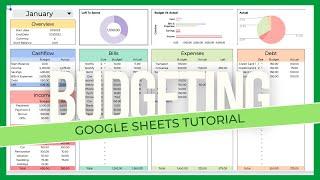 Digital Google Sheets Budget Planner