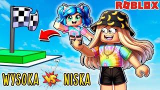 WYSOKA vs NISKA  OBBY ZESPOŁOWE W ROBLOX  @milusiaklaudusia