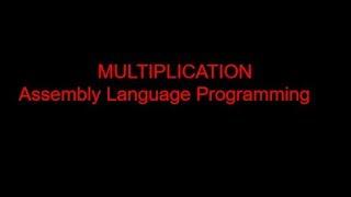 08.  MULTIPLICATION || Assembly Language Programming || English || emu8086