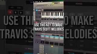 Use This Key to Make Travis Scott Melodies #musictheory