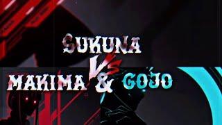 Makima and Gojo Vs Sukuna