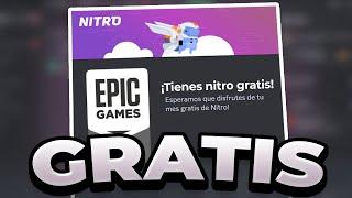 Cómo RECLAMAR DISCORD NITRO GRATIS de EPIC GAMES