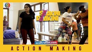 andhrafilm || #SaakiniDaakini Action Making | Regina Casandra , Nivetha Thomas