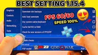 PPSSPP Best settings for android | Lag fix all games 