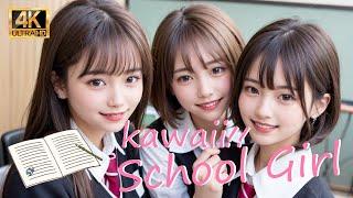 【AI】4K Kawaii School Girl - 귀여운 여학생