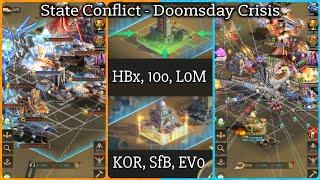 KOR (266) V/S HBx (21) - State Conflict - DoomsdayCrisis ::: Last Shelter Survival #24EGaming