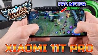 XIAOMI 11T PRO MOBILE LEGENDS 60FPS TEST WITH FPS METER