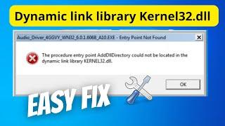 [NEW] How to Fix dynamic link library Kernel32.dll Error on Windows 7 | Entry Point not found .dll