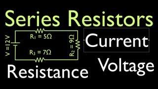 Resistors is Electric Circuits (2 of 16) Voltage, Resistance & Current for Series Circuits