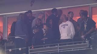 Stephen A., MJ, Travis Scott AND MORE all in the same luxury box at the National Championship 