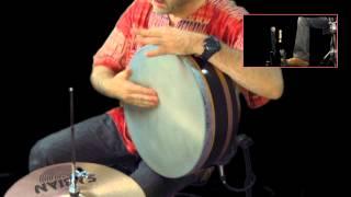 WORLD PERCUSSIONIST-Tom Teasley : "Black Beauty" for Cooperman Lap Style Bodhran