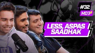 LESS, ASPAS e SAADHAK - PRO-PLAYERS de VALORANT! - MD3 #32