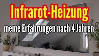 Infrarotheizung meine Erfahrungen nach 4 Jahren mit Infrarot Spiegelheizung Test