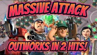 BOOM BEACH OUTWORKS IN 2 HITS DURING OPERATION MASSIVE ATTACK